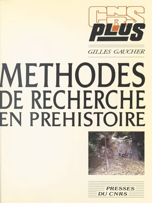 cover image of Méthodes de recherche en préhistoire
